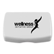 aerial view a white compact hinged box, image 1 of 2