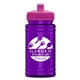 a pink lid & transparent violet bottle upcycle - mini 16 oz rpet sports bottle with push - pull lid