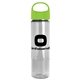 a lime green lid & clear bottle the wave - 24 oz tritan(tm) bottle with oval crest lid