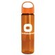 a orange lid & transparent orange bottle the wave - 24 oz tritan(tm) bottle with oval crest lid