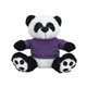 aerial view a white/black 8 big paw panda - shirt, image 1 of 2