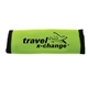 aerial view a neon green grip - it luggage identifier, image 2 of 2