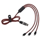 aerial view a red good value(tm) all - over charging cable 2a, image 1 of 4