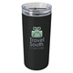 aerial view a black esther vacuum tumbler - 18 oz, image 1 of 4