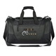 aerial view a heather-dark-gray austin nylon collection duffel bag, image 1 of 5