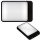 aerial view a black ul full color high density volt power bank, image 1 of 3