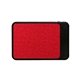 aerial view a red ul heathered high density volt power bank, image 1 of 2