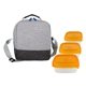 a blue bag & orange container bay handy portion control lunch kit