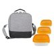 a white bag & orange container bay handy portion control lunch kit