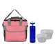 a red bag & white container & blue bottle ridge nesting infuser set