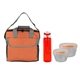 a orange bag & orange container & red bottle ridge nesting infuser set