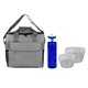 a gray bag & white container & blue bottle ridge nesting infuser set