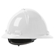 aerial view a white kilimanjaro(tm) ratchet vented hard hat, image 1 of 5