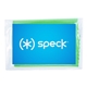 aerial view a lime green colored microfiber in pvc pouch, image 1 of 2
