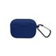 aerial view a navy blue airpod pro silicone cover, image 1 of 2