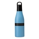 aerial view a light blue liquid fusion(r) icy bev kooler(r) 22 oz 3- in -1 double wall stainless steel bottle, image 1 of 5