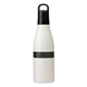 aerial view a white liquid fusion(r) icy bev kooler(r) 22 oz 3- in -1 double wall stainless steel bottle, image 1 of 4