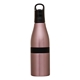 aerial view a rose-gold liquid fusion(r) icy bev kooler(r) 22 oz 3- in -1 double wall stainless steel bottle, image 1 of 5