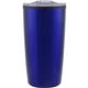 aerial view a blue odin light 16 oz tumbler stainless outer / p.p. inner, image 1 of 2