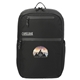 aerial view a black camelbak lax 15 computer backpack, image 1 of 10