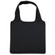 aerial view a black adventure(tm) foldable recycled tote - 16 x 4 x 14.5 - 1 color screen print, image 1 of 5