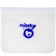 a clear-white slipzip small reusable storage bag