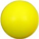 a yellow foam stress reliever balls