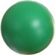 a green foam stress reliever balls
