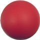 a red foam stress reliever balls