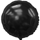 a black 17 round helium saver xtralife(r) foil balloons