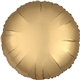 a gold sateen 17 round helium saver xtralife(r) foil balloons