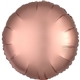 a rose gold 17 round helium saver xtralife(r) foil balloons