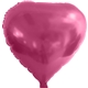 a pink 17 heart helium saver xtralife(r) foil balloons