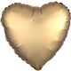 a gold sateen 17 heart helium saver xtralife(r) foil balloons