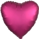 a pomegranate 17 heart helium saver xtralife(r) foil balloons