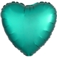 a jade 17 heart helium saver xtralife(r) foil balloons