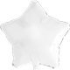 a white 17 star helium saver xtralife(r) foil balloons