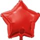 a red 17 star helium saver xtralife(r) foil balloons