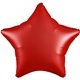 a red 17 star helium saver xtralife(r) foil balloons