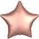 a rose gold 17 star helium saver xtralife(r) foil balloons