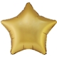 a gold sateen 17 star helium saver xtralife(r) foil balloons