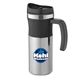 aerial view a silver 16 oz malmo travel mug, image 1 of 6