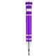 aerial view a purple pocket pal aluminium screw tool pen, image 1 of 2
