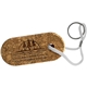 a cork floatie recycled cork keychains oval