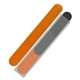 a orange emery board with sleeve