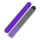 a purple emery board with sleeve