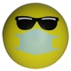 aerial view a yellow cool ppe stress reliever, image 1 of 3