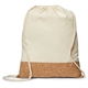 5 Oz. Cotton / Cork Drawstring Backpack