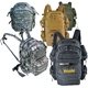 a group of expandable tactical backpack with molle straps