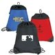 a group of drawstring mesh backpack